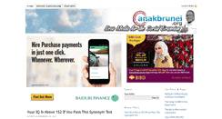 Desktop Screenshot of anakbrunei.net